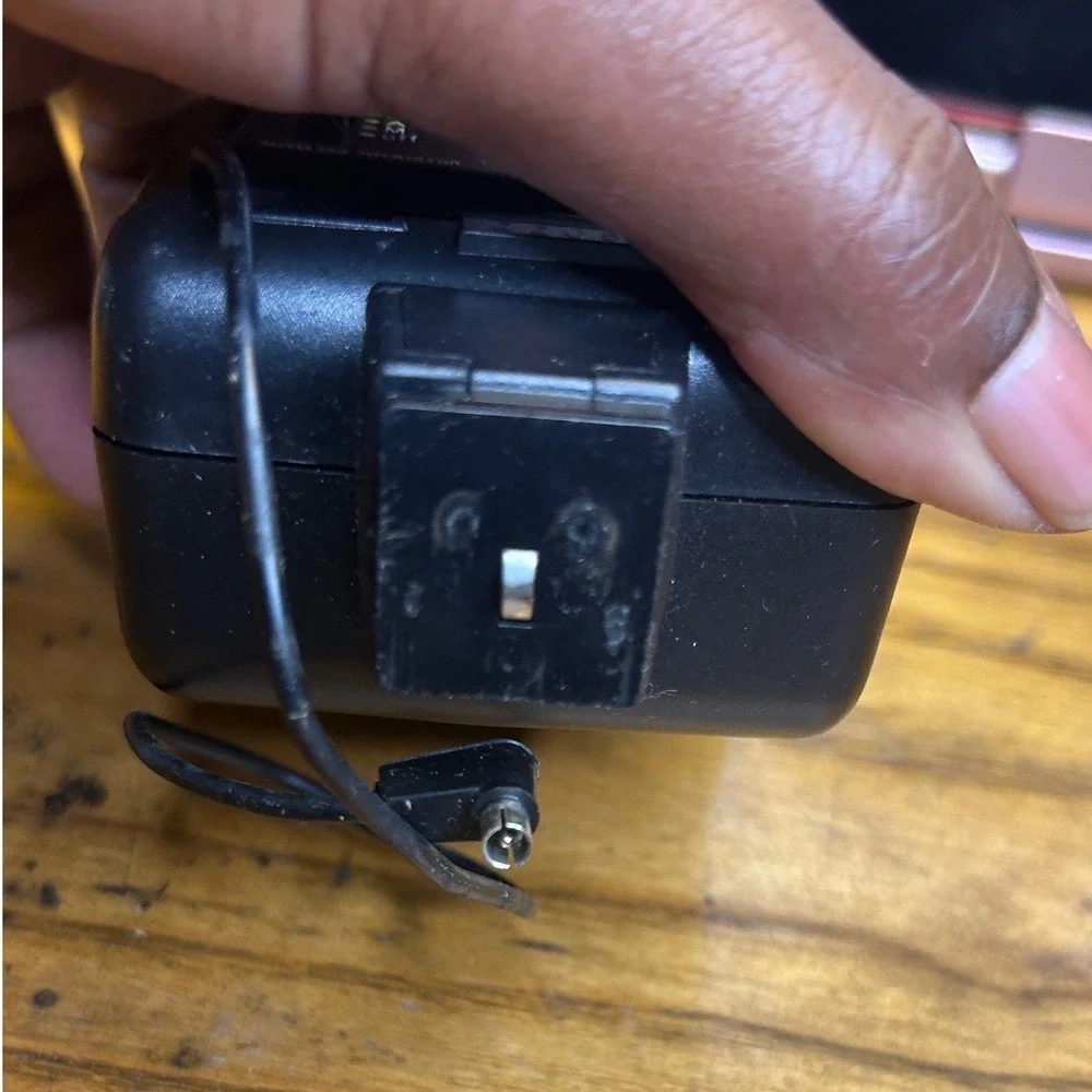 Sunpak‎ Auto 133 Thyristor Flash Unit Black Plastic Vintage camera accessories